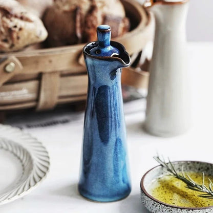 EcoPour – Elegant Drip-Free Glass Oil Dispenser | Stylish & Sustainable Kitchen Accessory