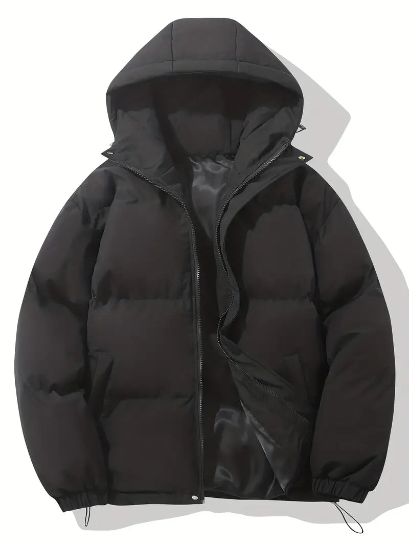 Emerson Casual Hooded Zip-Up Jacket - Sleek Comfort