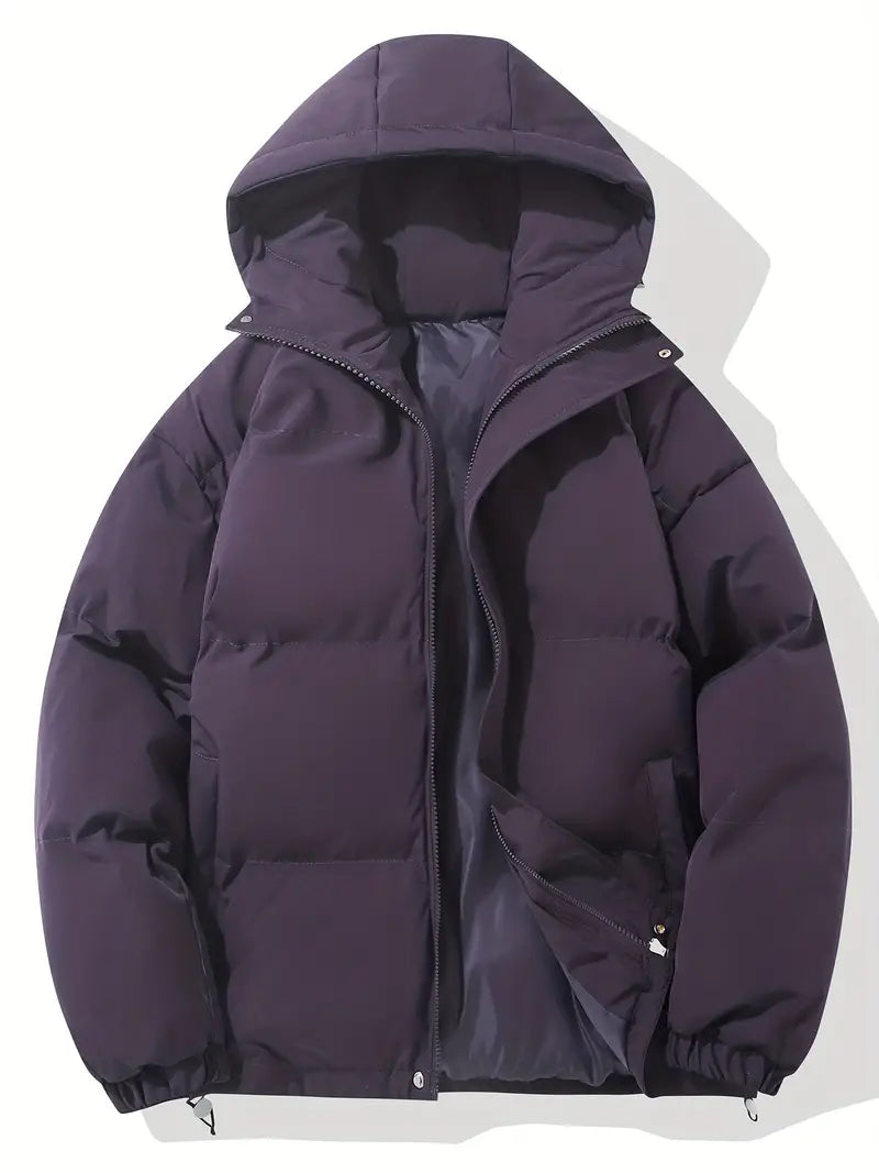 Emerson Casual Hooded Zip-Up Jacket - Sleek Comfort