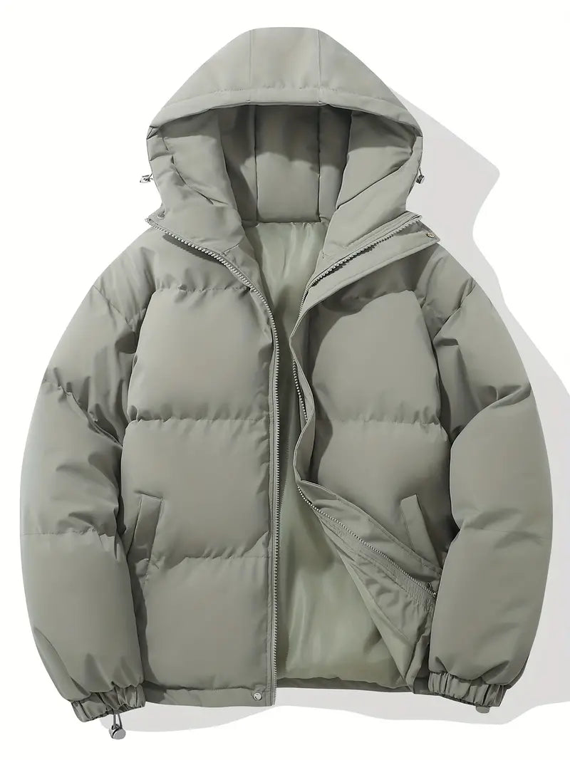 Emerson Casual Hooded Zip-Up Jacket - Sleek Comfort