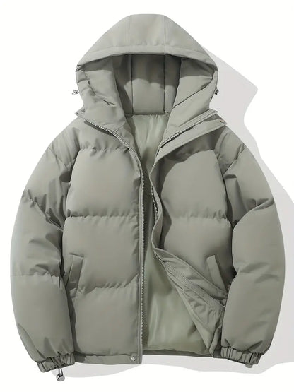 Emerson Casual Hooded Zip-Up Jacket - Sleek Comfort