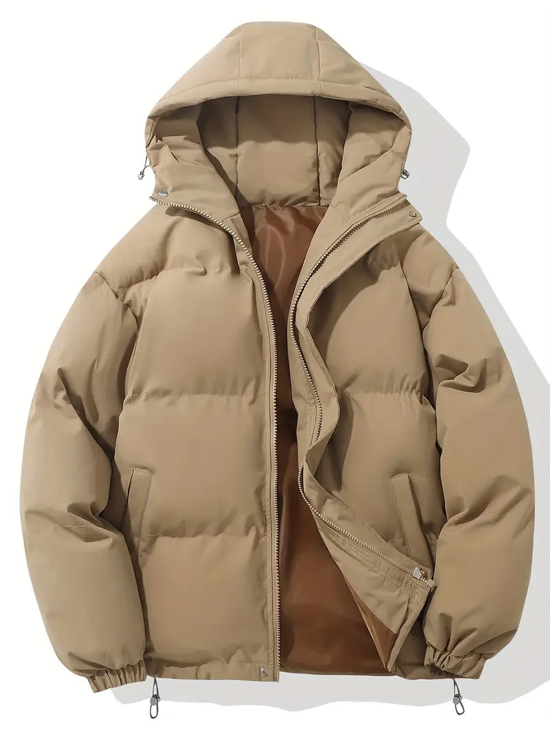 Emerson Casual Hooded Zip-Up Jacket - Sleek Comfort