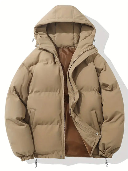 Emerson Casual Hooded Zip-Up Jacket - Sleek Comfort