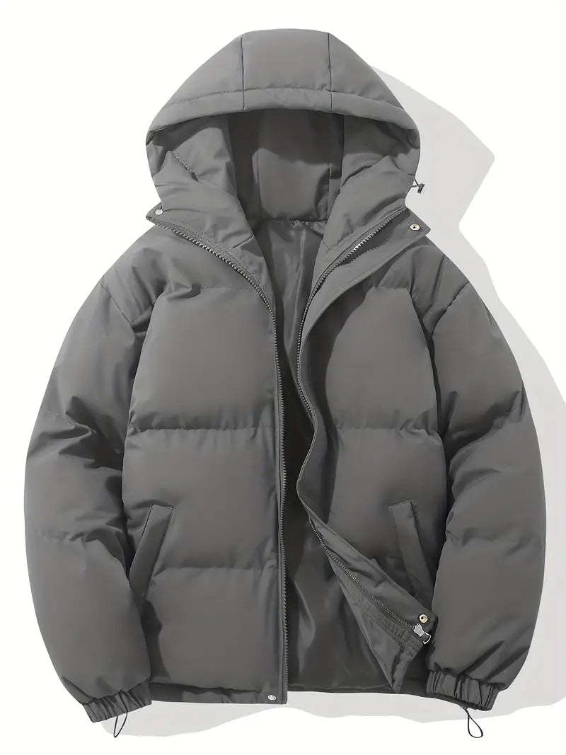 Emerson Casual Hooded Zip-Up Jacket - Sleek Comfort