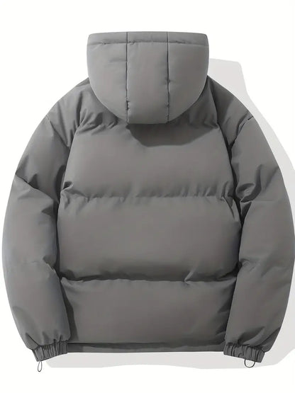 Emerson Casual Hooded Zip-Up Jacket - Sleek Comfort