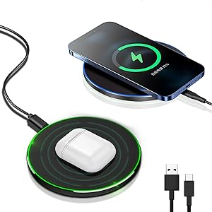 30W Fast Wireless Charging Pad | Premium USB-C MagSafe Charger for Apple iPhone, Samsung & Android