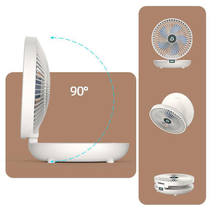 Mini Foldable Fan – Portable, Silent & Adjustable Cooling