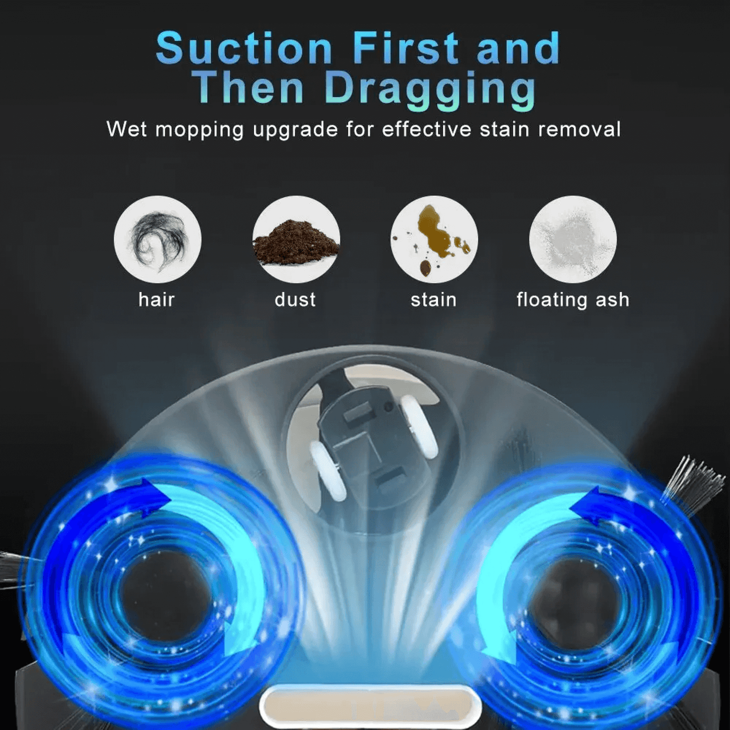 Cosmos Pro – Smart Robotic Vacuum Cleaner with Mop Function | Quiet, Efficient & Self-Charging