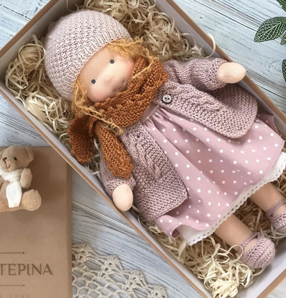 Handmade Waldorf Doll – Imaginative Play Companion | Natural Educational Toy for Children