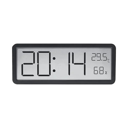 GlowTime – Digital LED Wall Clock with Temperature & Humidity Display