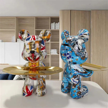 StreetPaws - Graffiti Bear Sculpture