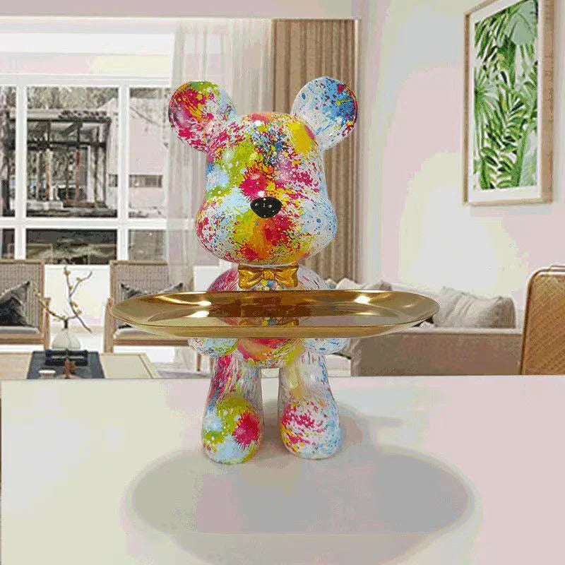 StreetPaws - Graffiti Bear Sculpture