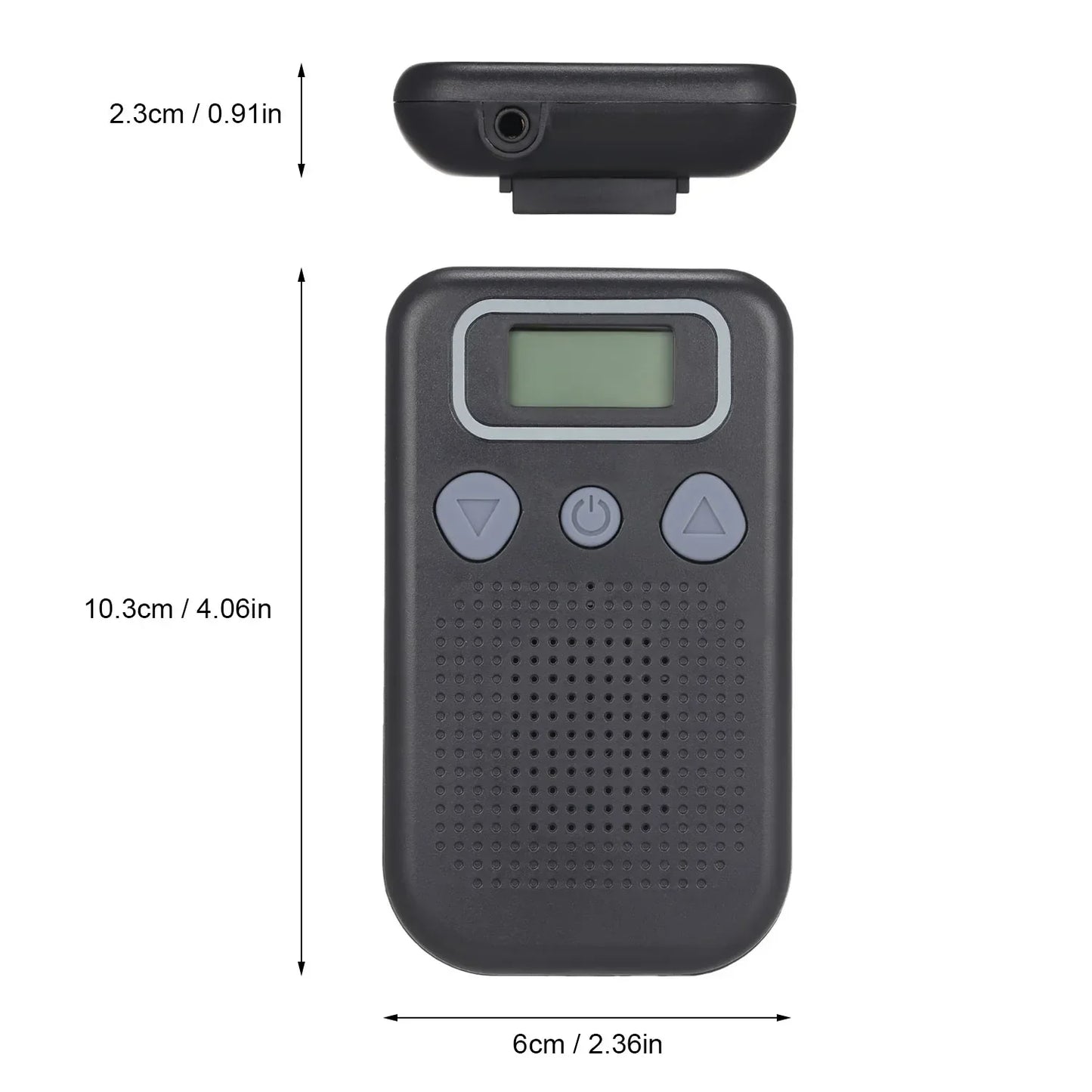 Hearing Aid Sound Amplifier – Battery-Powered In-Ear Hearing Enhancement Device with Headset for Seniors and Adults