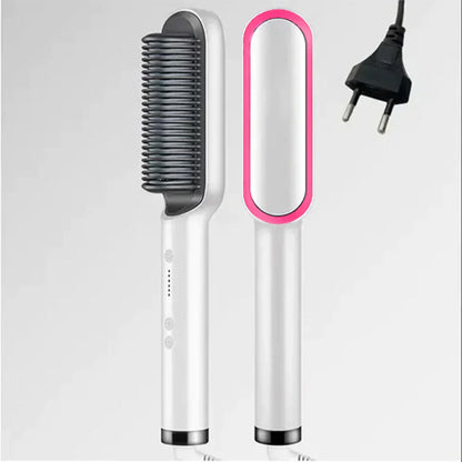 Ceramic Hair Straightening Brush – Fast, Safe & Frizz-Free Styling for All Hair Types