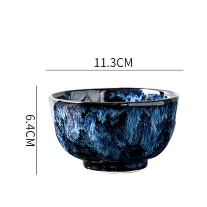 Blue Nebula 10-Piece Dinnerware Set – Elegant & Celestial Dining