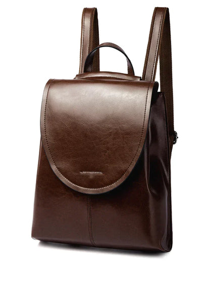 LuxeCarry Leather Backpack – Stylish Design with Versatile Storage for Women