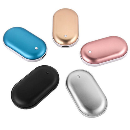 WarmCharge – Rechargeable Hand Warmer with Built-In Power Bank | Portable Winter Essential