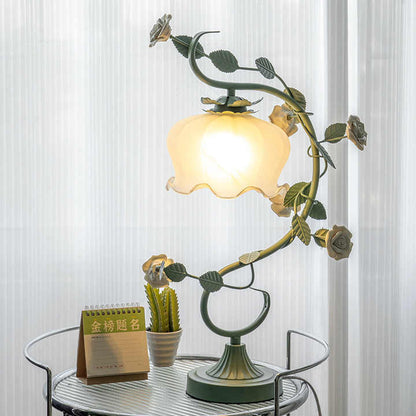 BlossomGlow – Luxurious Rose-Inspired Lamp | Elegant Ambient Lighting