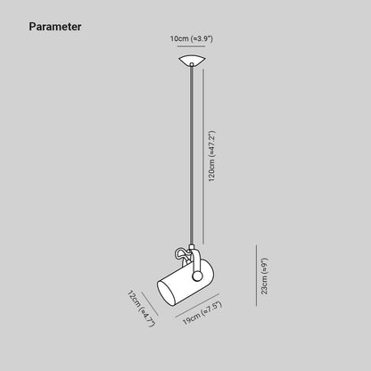 Scandinavian Adjustable Pendant Light – Stylish Minimalist Ceiling Lamp for Modern Interiors