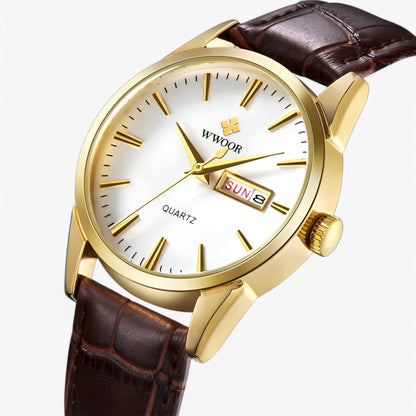 Renzo | Classic Luxury Leather Watch – Timeless Elegance for Every Occasion