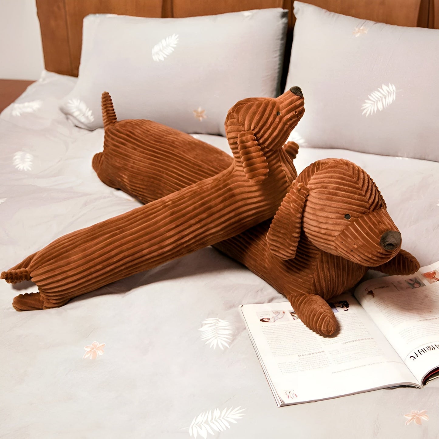 Ergonomic Dachshund Plush Cushion for Maximum Comfort