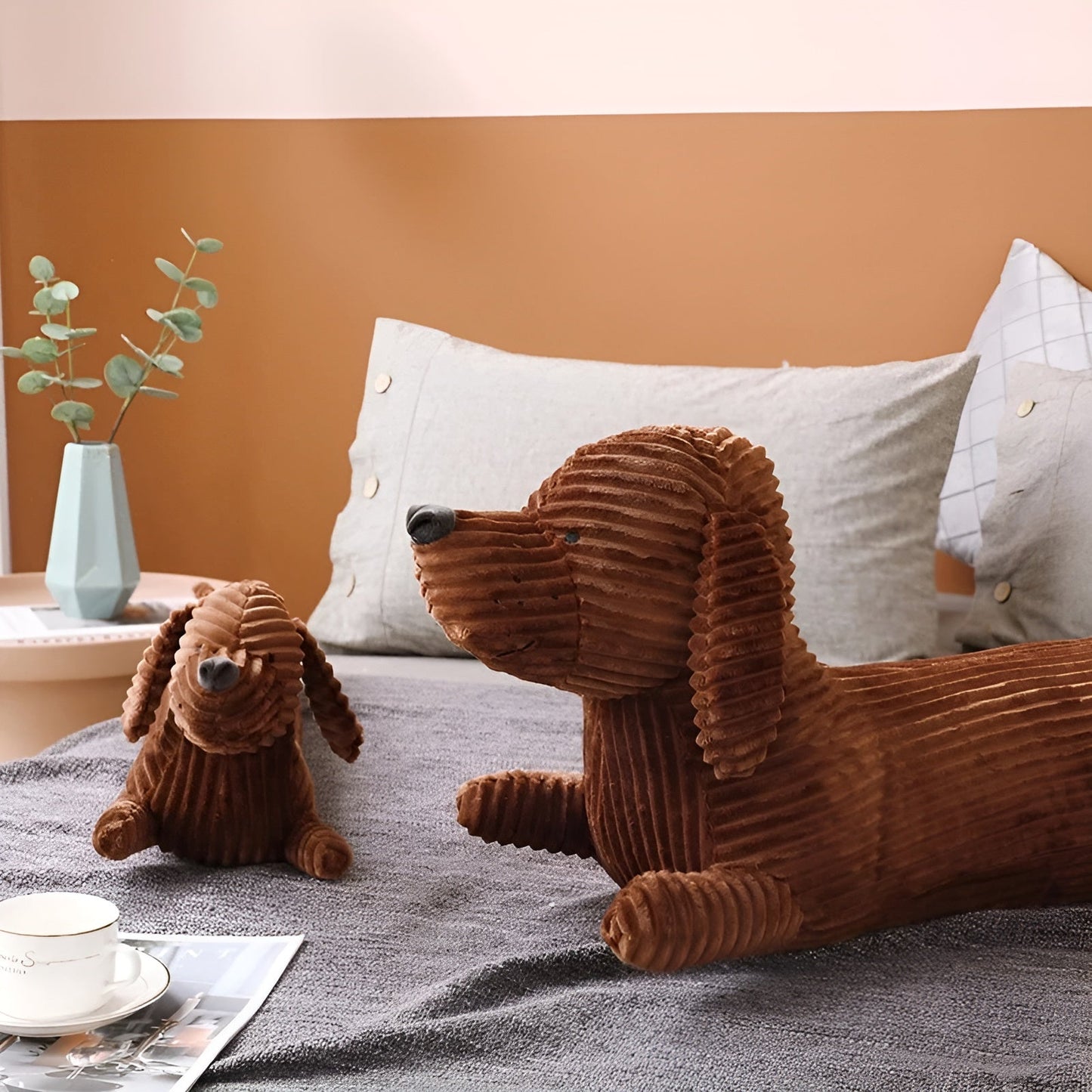 Ergonomic Dachshund Plush Cushion for Maximum Comfort