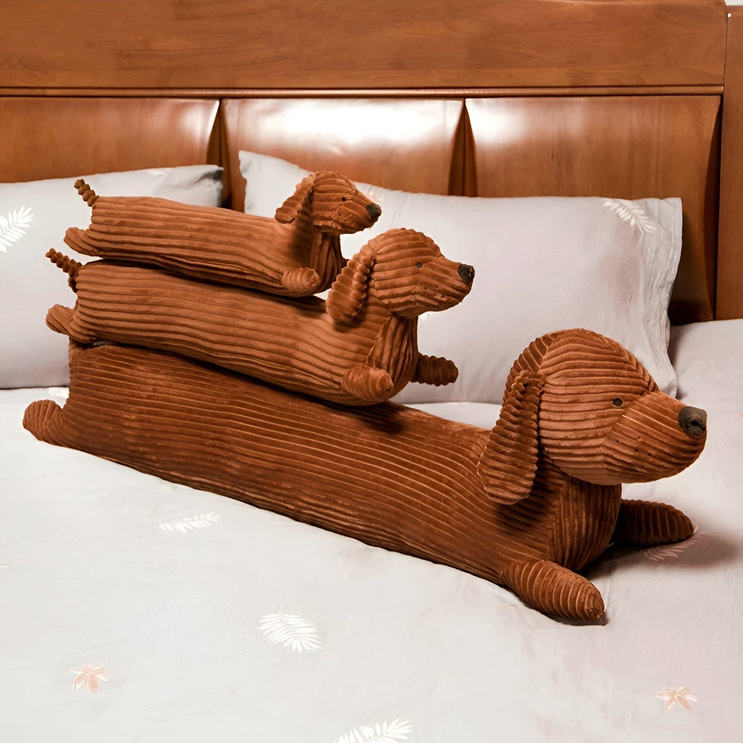 Ergonomic Dachshund Plush Cushion for Maximum Comfort