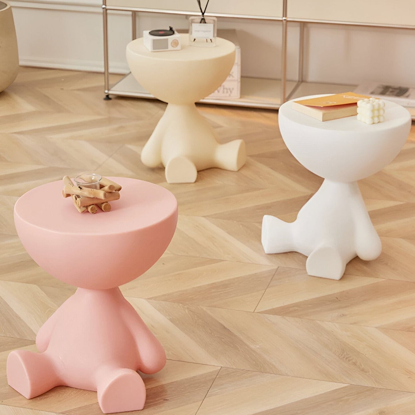 Ylix – Luxury Round Coffee Table for Living Room or Side Space