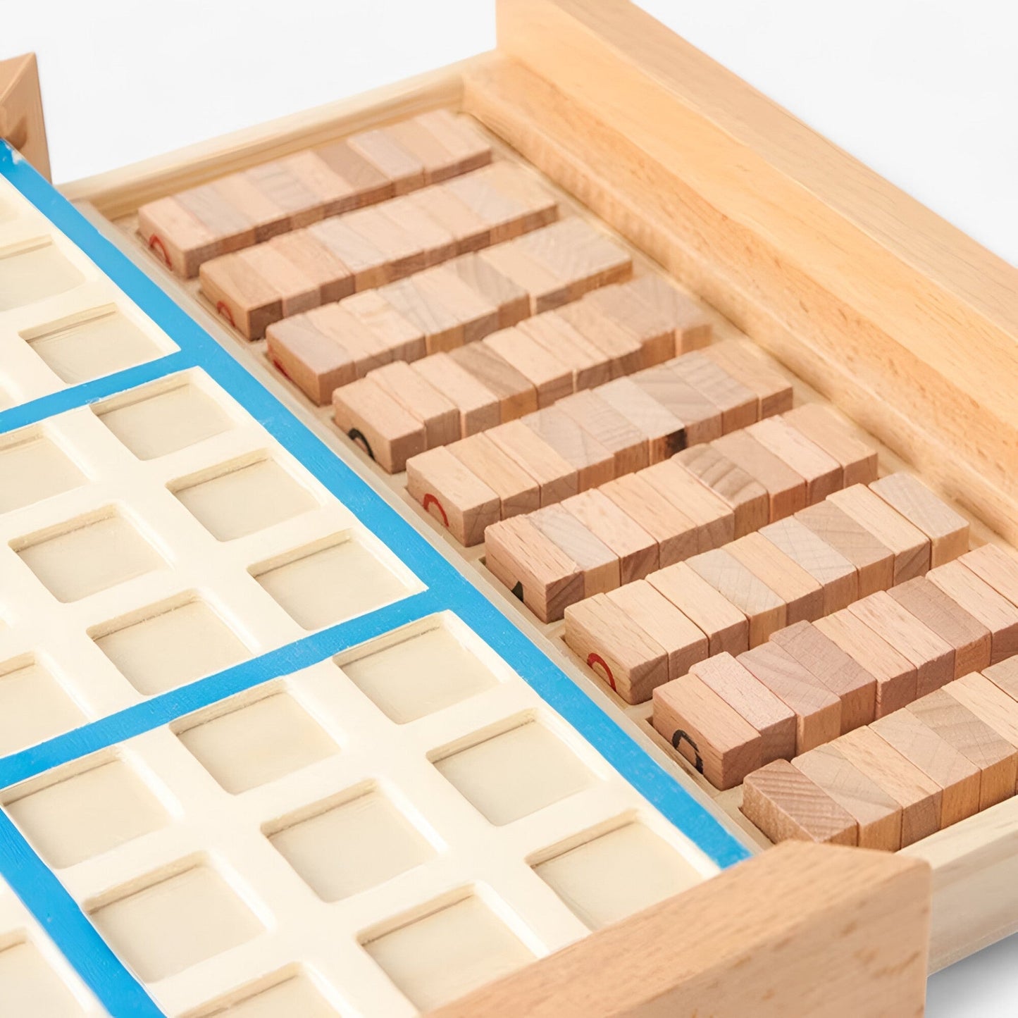 Daan | Wooden Sudoku Board Game with Drawer – Classic Brain Teaser for All Ages