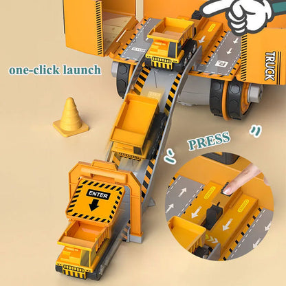 Constructo Build & Play Vehicle Set – Educational Construction Toy for Kids (120+ Pieces)