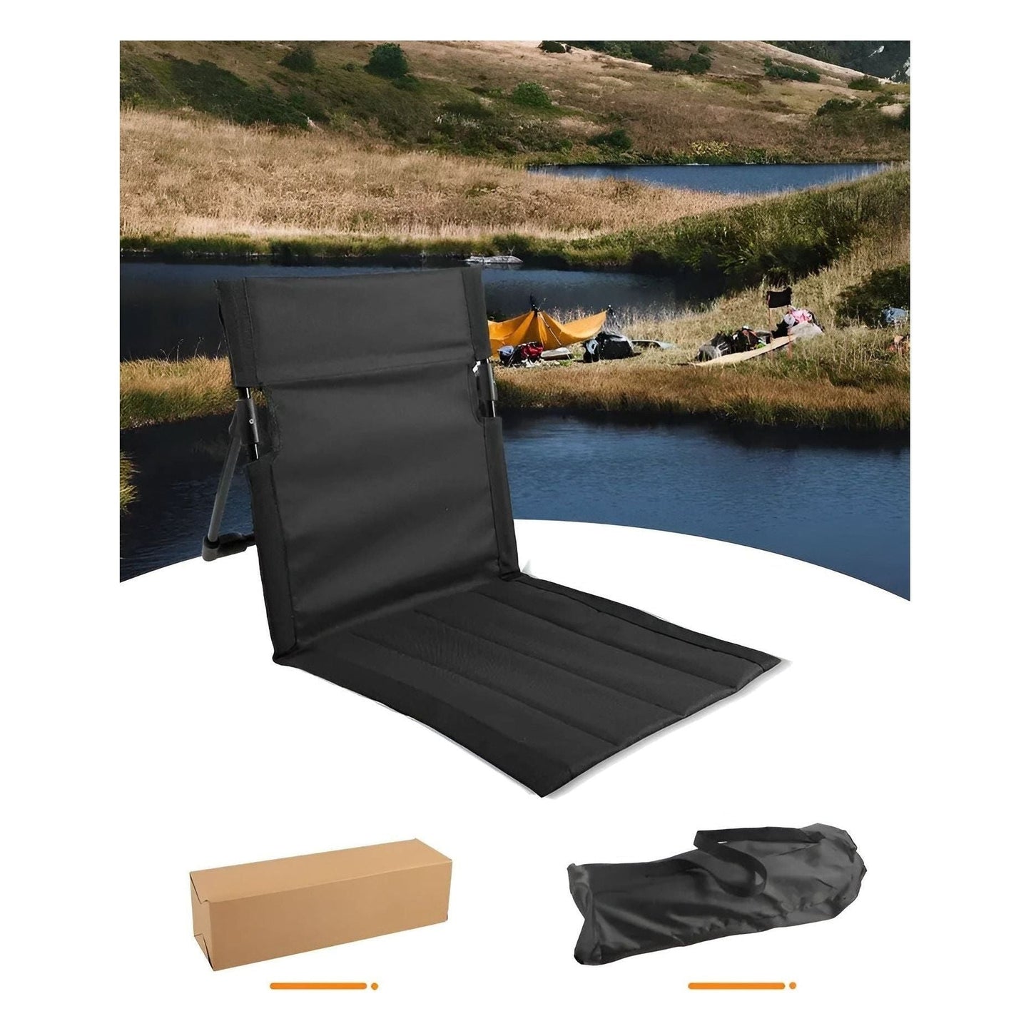LeisureFold Chair – Lightweight Portable Folding Camping Chair for Outdoor Comfort