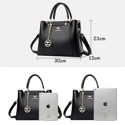Vivian Luxury Shoulder Bag – Elegant PU Leather Handbag with Crossbody Strap