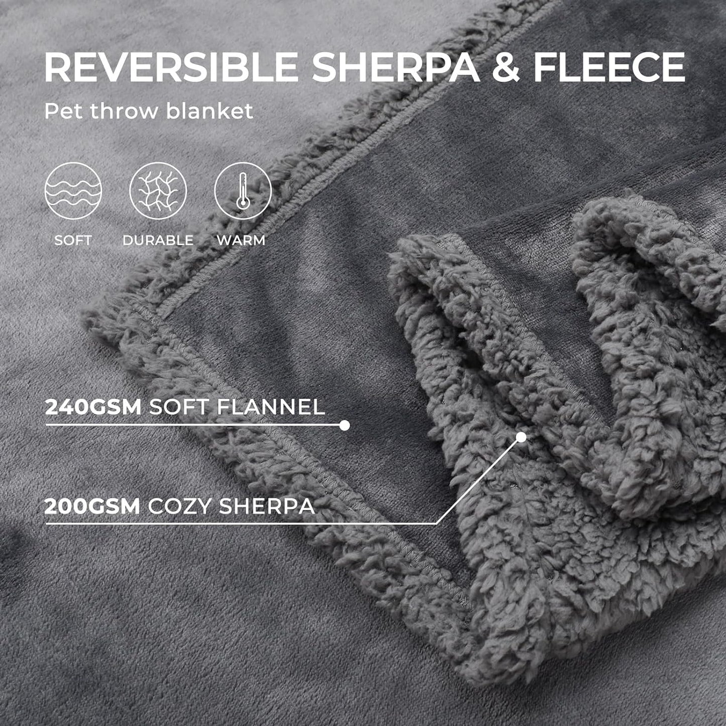 LoveGuard – Waterproof Couples Blanket | Ultra-Soft Sherpa Comfort & Spill-Proof Protection