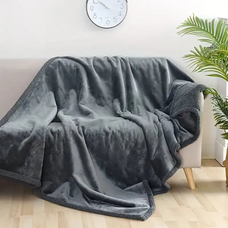 LoveGuard – Waterproof Couples Blanket | Ultra-Soft Sherpa Comfort & Spill-Proof Protection