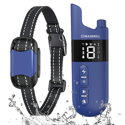 Electric Dog Training Collar – 500m Remote Control, Waterproof IPX7, Shock, Vibration & Sound Modes