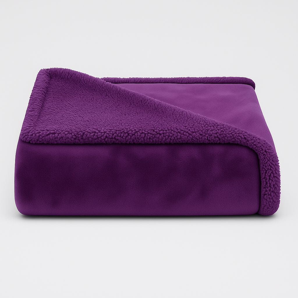 LoveGuard – Waterproof Couples Blanket | Ultra-Soft Sherpa Comfort & Spill-Proof Protection