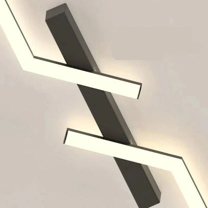 Modern Flush-Mounted LED Line Ceiling Light – Minimalist & Energy Efficient