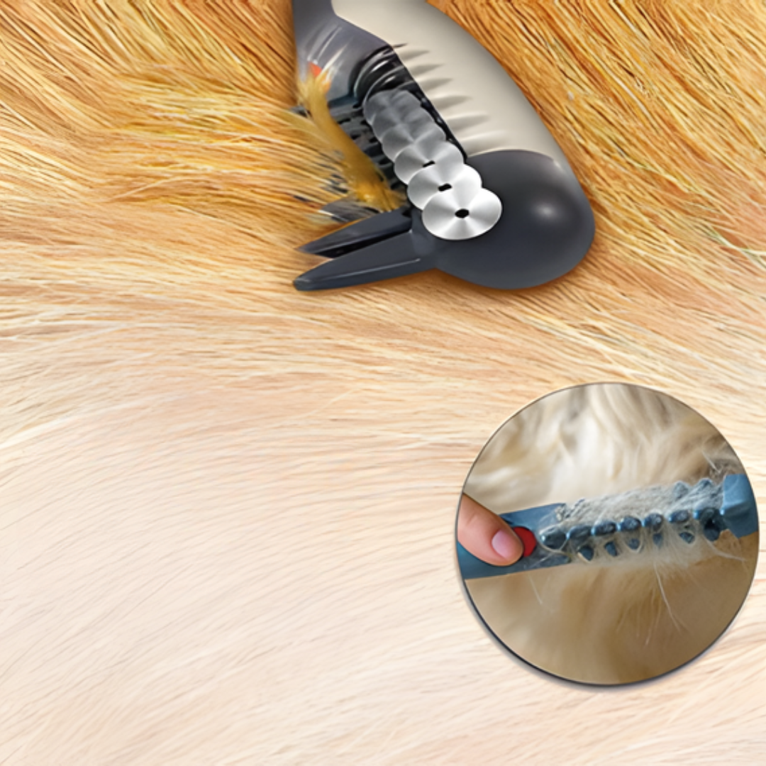 Tangle-Free Pet Grooming Brush – Gentle & Effective Detangler for Cats & Dogs