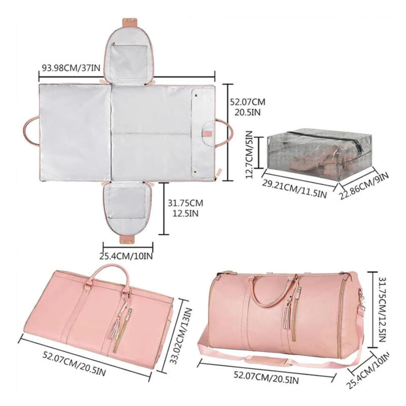 Spacious Rolling Travel Bag – Extra-Large Luggage with Wheels & Organiser Compartments