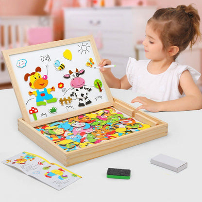 2-in-1 Montessori Drawing Board – Creative Learning & Reusable Kids Drawing Toy