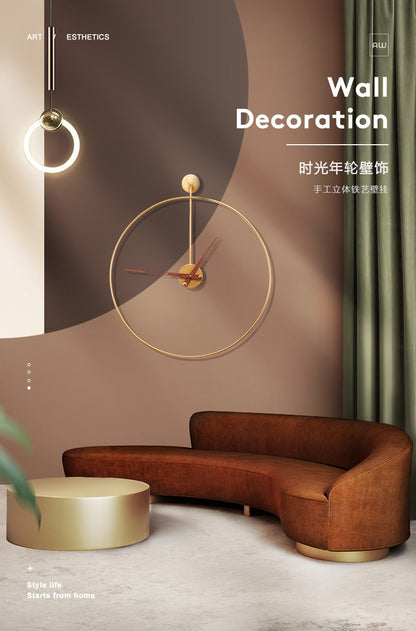 Minimalist 16-Inch Wall Clock – Modern Silent Sweep Design