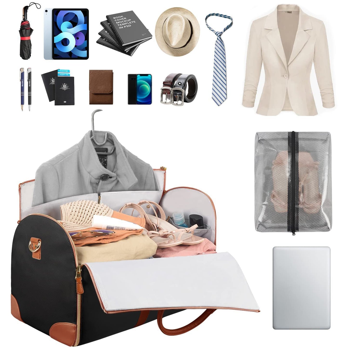 Spacious Rolling Travel Bag – Extra-Large Luggage with Wheels & Organiser Compartments