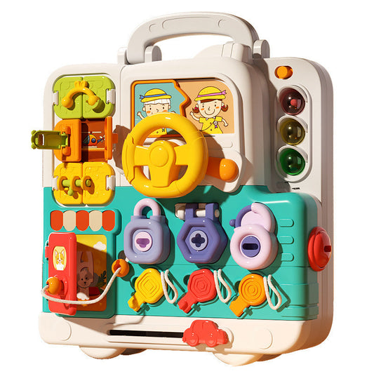 CurioBoard – Interactive Educational Busy Board | for Kids Ages 3+