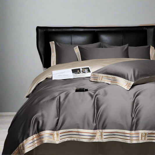 Livara – Luxury Cotton Duvet Cover Set for Double Beds