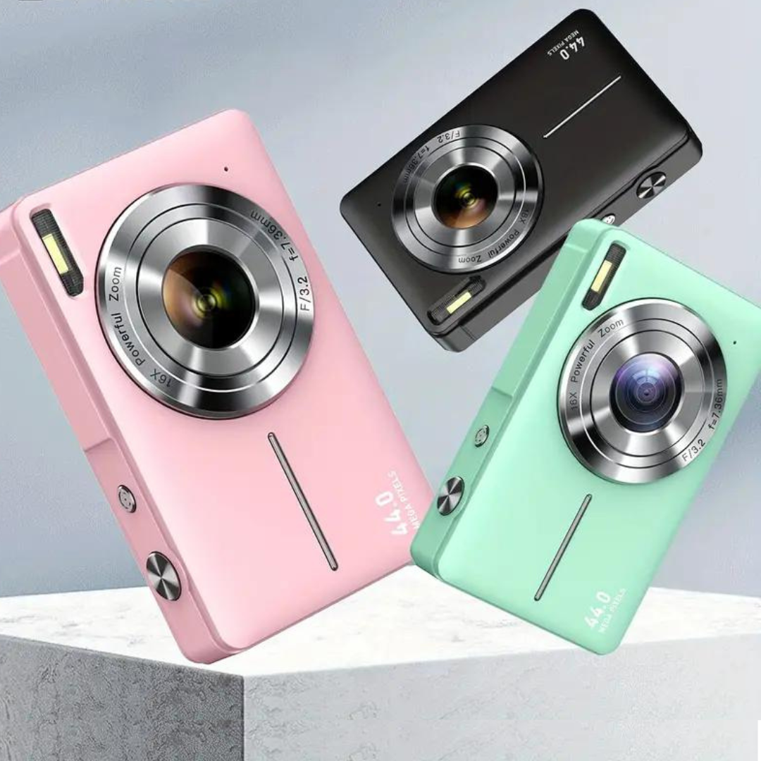 Snapora Vintage Digital Camera | Retro Compact Camera with 1080p HD – Ahede