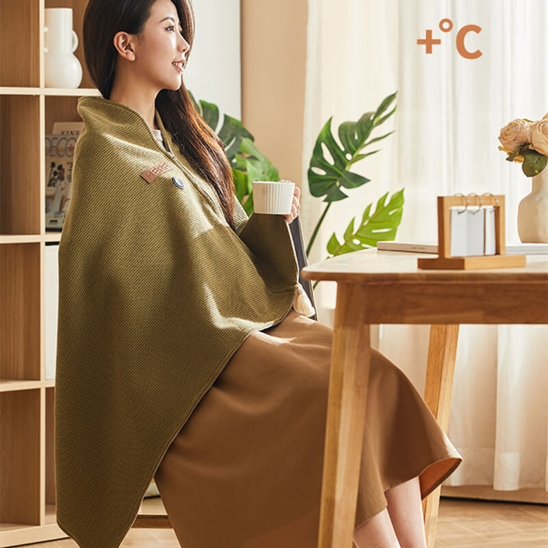 CozyWarm USB Heated Blanket – Portable Electric Throw with 3 Heat Settings & Soft Fleece Fabric