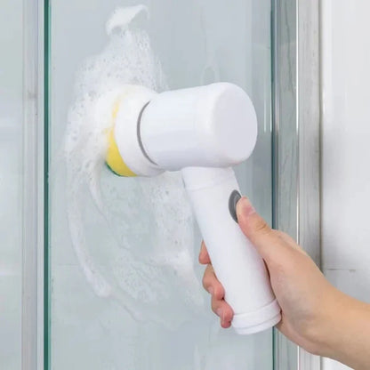 PowerScrub | Compact Cordless Electric Scrubber with Brush Attachments