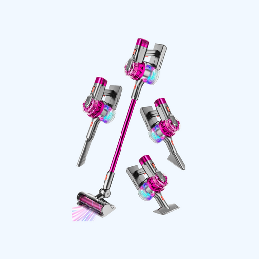 4-in-1 Kids Vacuum Cleaner | Real Working Toy Vacuum with Lights & Sounds