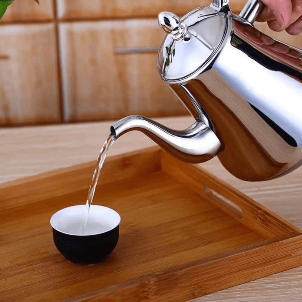 PureBoil Stainless Steel Induction Kettle with Built-In Water Filter – 1.5L Fast Boil