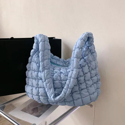 Stylish Quilted Crossbody Bag – Elegant Everyday Shoulder Handbag with Adjustable Strap